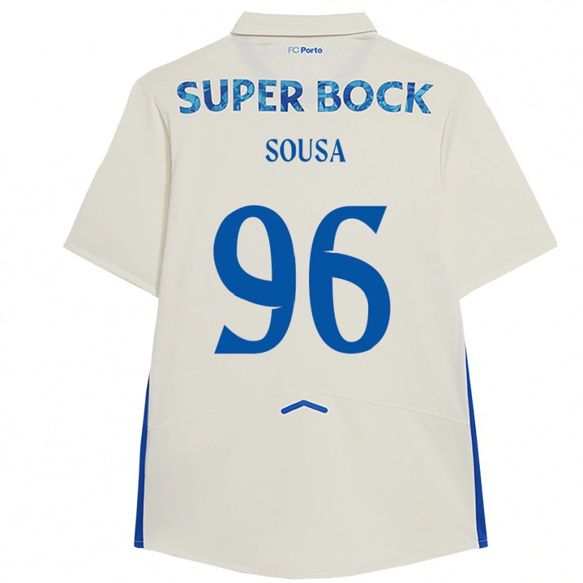 Danxen Męski Filipe Sousa #96 Biało-Niebieski Trzeci Komplet Koszulka 2025/26 Koszulki Klubowe