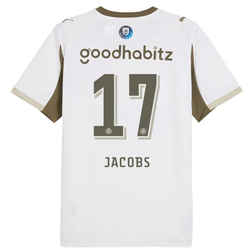 Danxen Męski Lore Jacobs #17 Biało-Szary Trzeci Komplet Koszulka 2025/26 Koszulki Klubowe