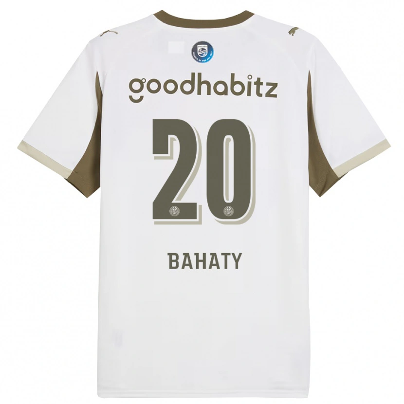 Danxen Męski Manuel Bahaty #20 Biało-Szary Trzeci Komplet Koszulka 2025/26 Koszulki Klubowe