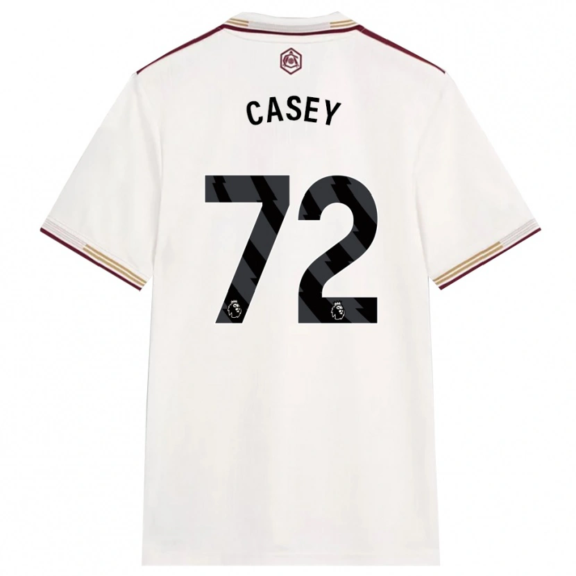Danxen Męski Dan Casey #72 Złamana Biel Burgund Trzeci Komplet Koszulka 2025/26 Koszulki Klubowe