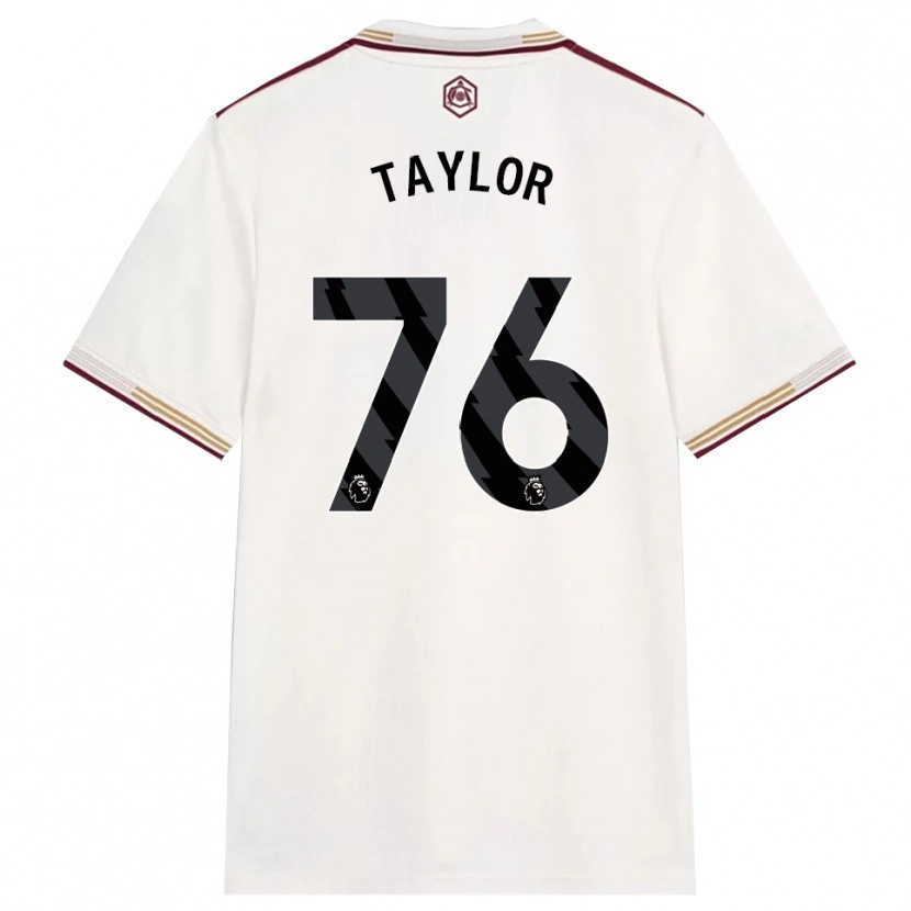 Danxen Męski Kido Taylor Hart #76 Złamana Biel Burgund Trzeci Komplet Koszulka 2025/26 Koszulki Klubowe