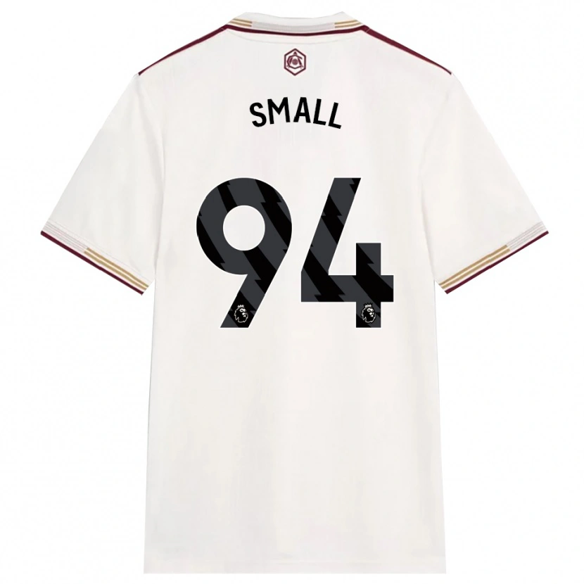 Danxen Męski Coby Small #94 Złamana Biel Burgund Trzeci Komplet Koszulka 2025/26 Koszulki Klubowe
