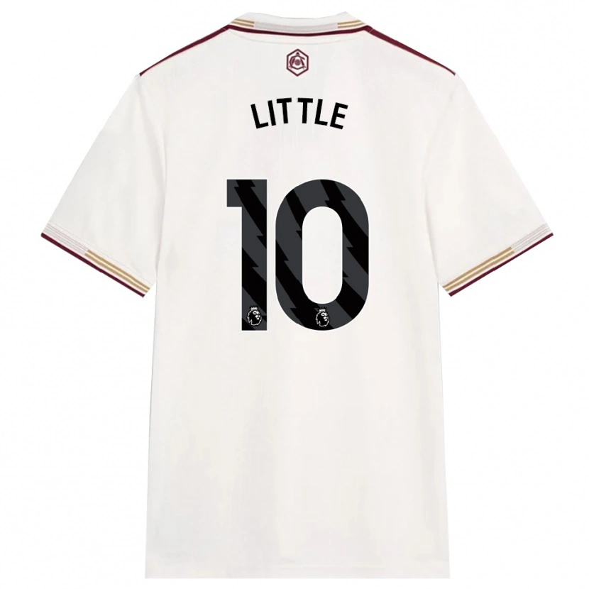 Danxen Męski Kim Little #10 Złamana Biel Burgund Trzeci Komplet Koszulka 2025/26 Koszulki Klubowe