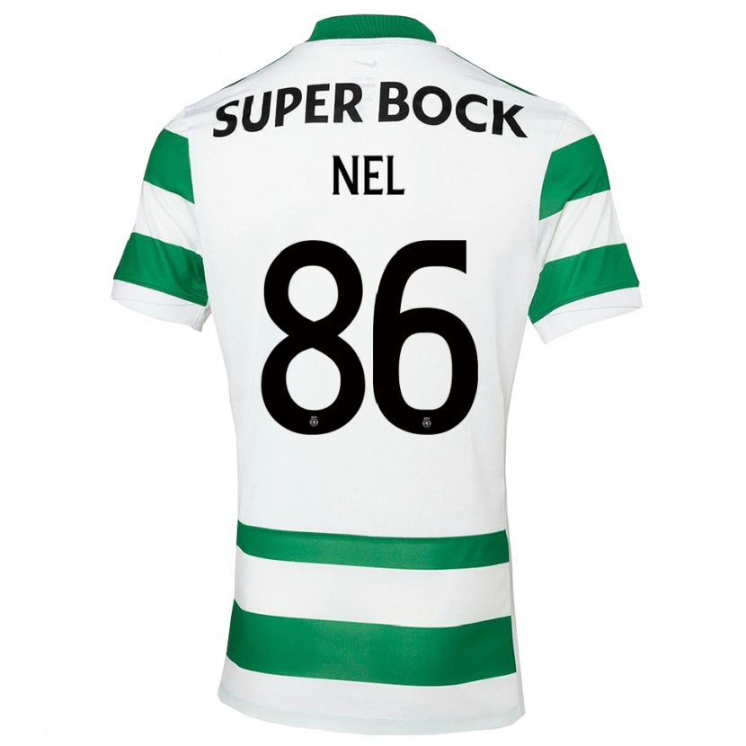 Danxen Kobiety Rafael Nel #86 Zielono-Biały Domowa Koszulka 2025/26 Koszulki Klubowe