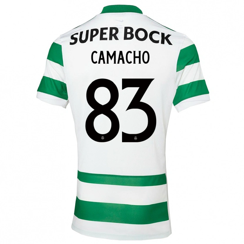 Danxen Kobiety Rafael Camacho #83 Zielono-Biały Domowa Koszulka 2025/26 Koszulki Klubowe
