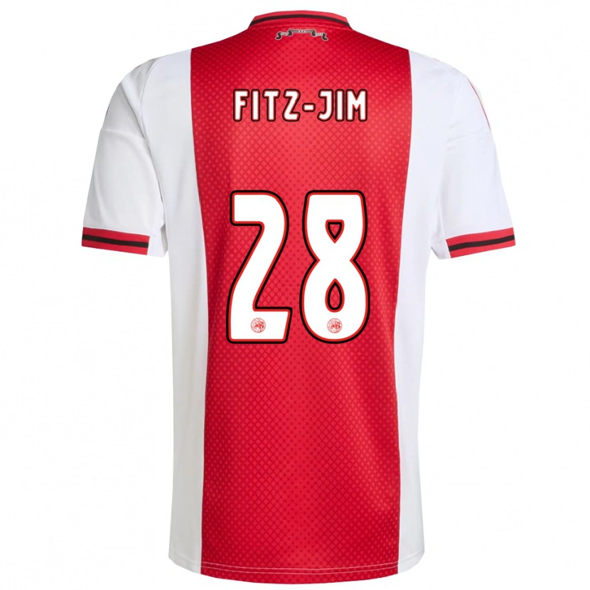 Danxen Kobiety Kian Fitz-Jim #28 Czerwono-Biały Domowa Koszulka 2025/26 Koszulki Klubowe