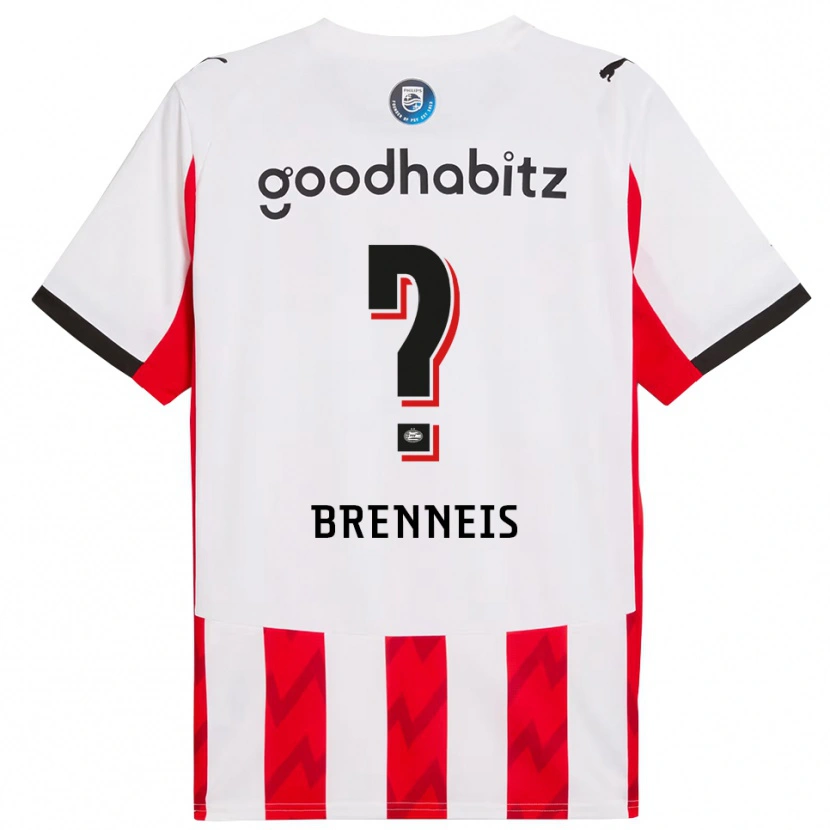 Danxen Kobiety Nick Brenneis #0 Czerwono-Biały Domowa Koszulka 2025/26 Koszulki Klubowe