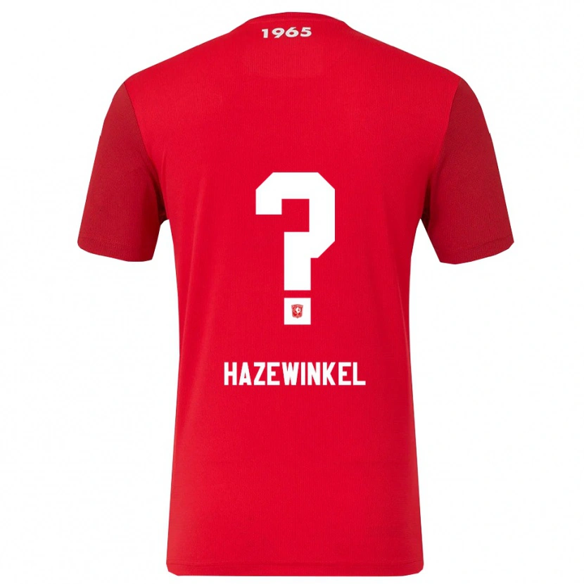 Danxen Kobiety Ruben Hazewinkel #0 Czerwono-Biały Domowa Koszulka 2025/26 Koszulki Klubowe