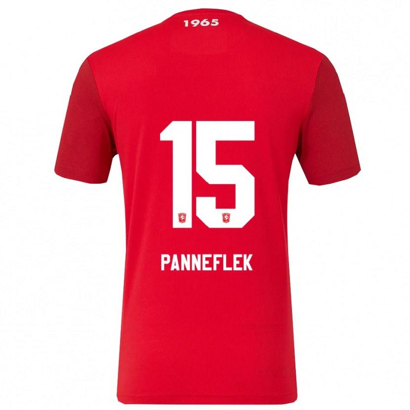 Danxen Kobiety Owen Panneflek #15 Czerwono-Biały Domowa Koszulka 2025/26 Koszulki Klubowe