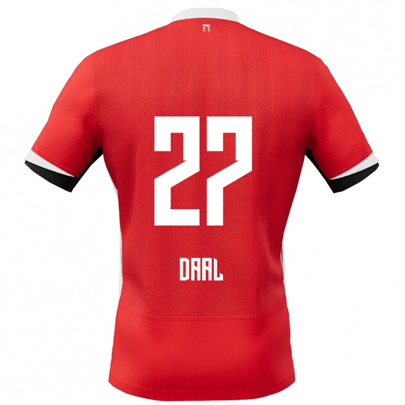 Danxen Kobiety Ro-Zangelo Daal #27 Czerwono-Biały Domowa Koszulka 2025/26 Koszulki Klubowe