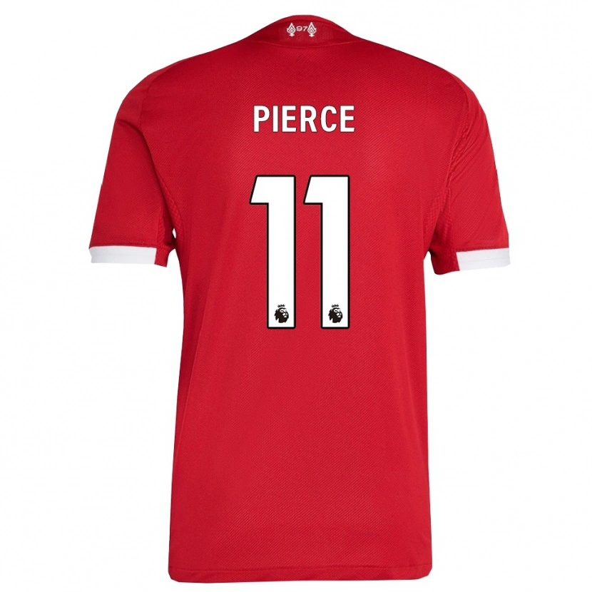 Danxen Kobiety Alfie Pierce #11 Czerwono-Biały Domowa Koszulka 2025/26 Koszulki Klubowe