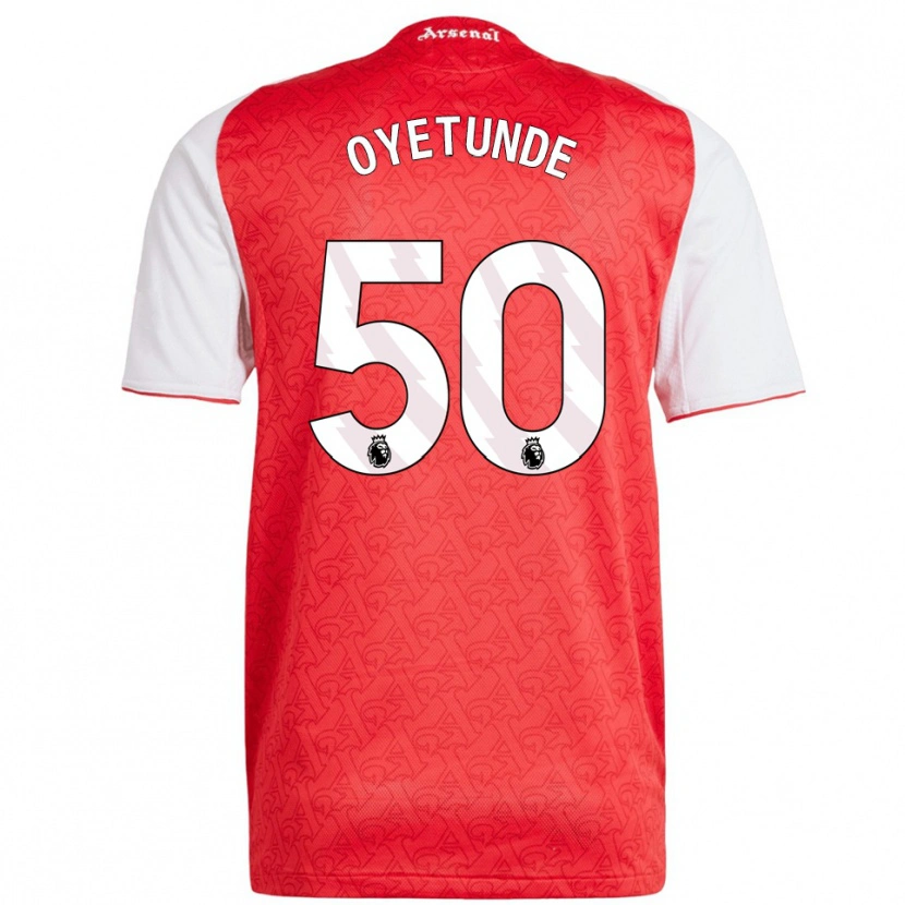Danxen Kobiety Daniel Oyetunde #50 Czerwono-Biały Domowa Koszulka 2025/26 Koszulki Klubowe