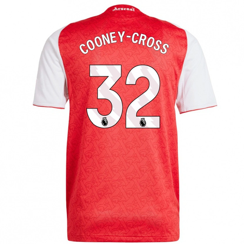 Danxen Kobiety Kyra Cooney-Cross #32 Czerwono-Biały Domowa Koszulka 2025/26 Koszulki Klubowe