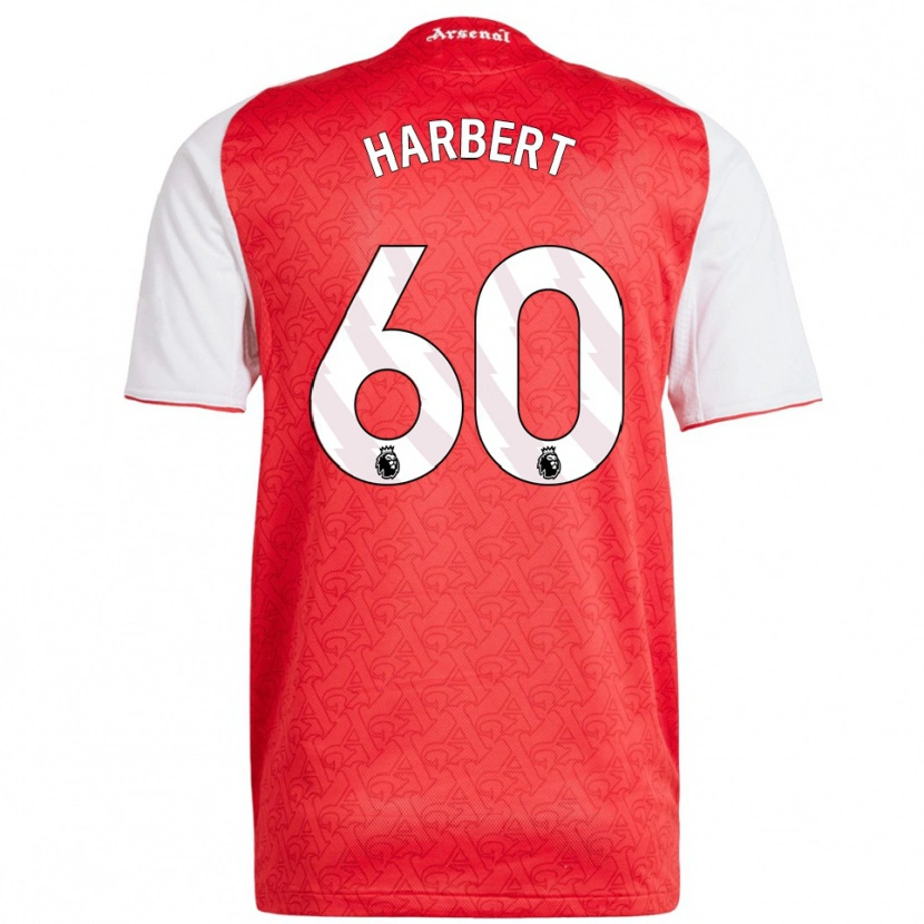 Danxen Kobiety Laila Harbert #60 Czerwono-Biały Domowa Koszulka 2025/26 Koszulki Klubowe