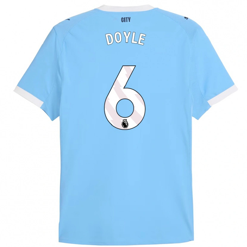 Danxen Kobiety Callum Doyle #6 Błękitno-Biały Domowa Koszulka 2025/26 Koszulki Klubowe