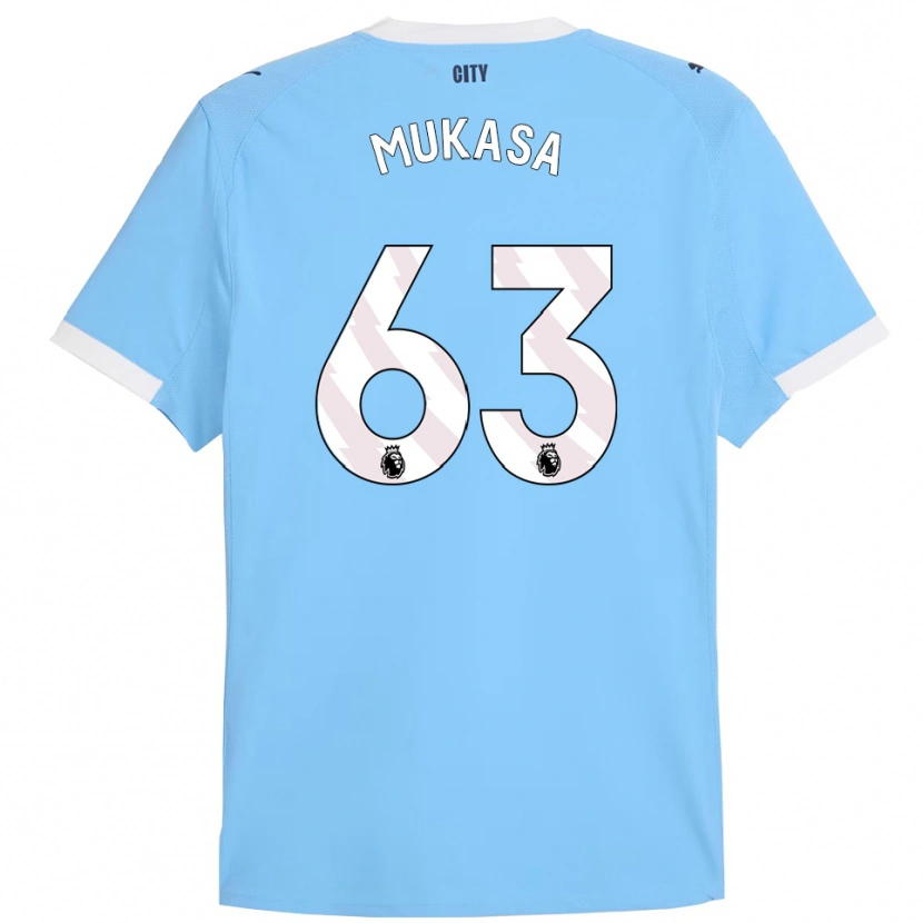 Danxen Kobiety Divine Mukasa #63 Błękitno-Biały Domowa Koszulka 2025/26 Koszulki Klubowe