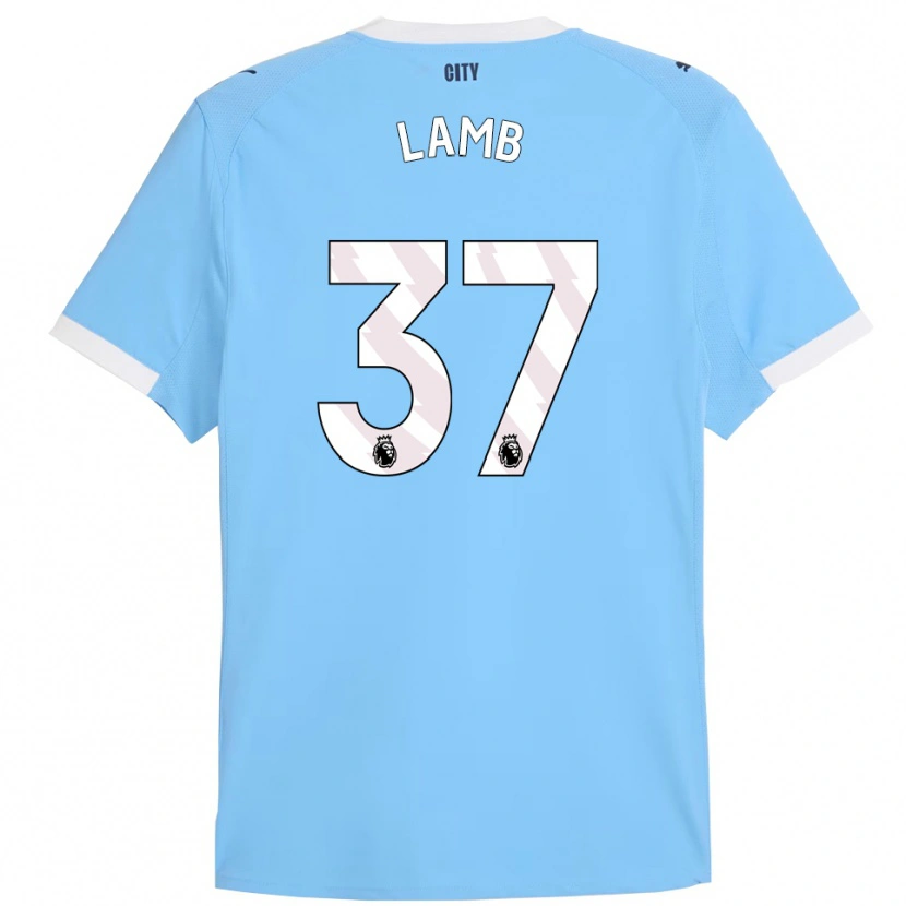 Danxen Kobiety Teddie Lamb #37 Błękitno-Biały Domowa Koszulka 2025/26 Koszulki Klubowe