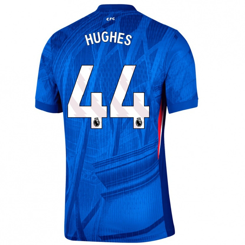 Danxen Kobiety Brodi Hughes #44 Niebiesko-Biały Domowa Koszulka 2025/26 Koszulki Klubowe