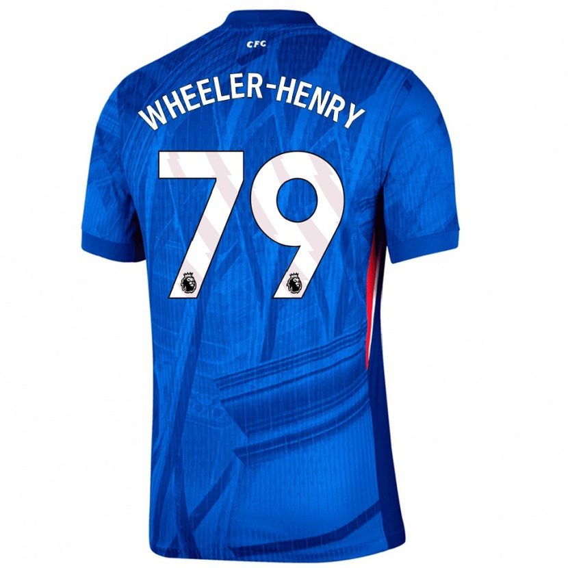 Danxen Kobiety Joseph Wheeler-Henry #79 Niebiesko-Biały Domowa Koszulka 2025/26 Koszulki Klubowe