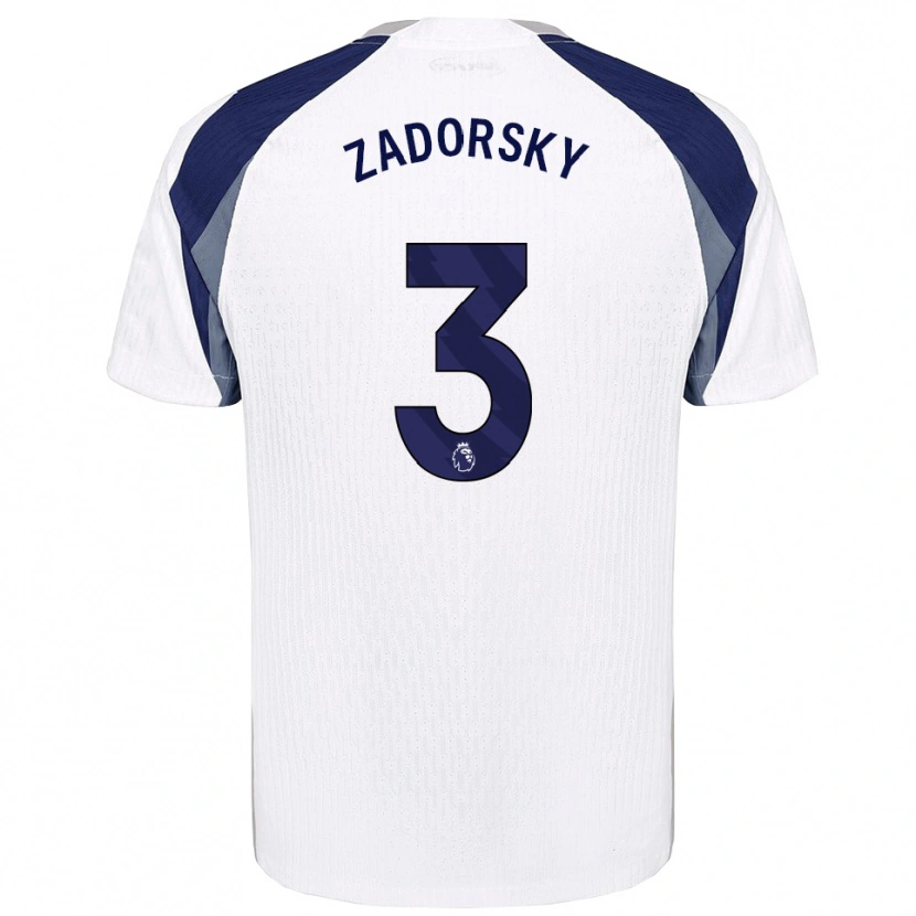 Danxen Kobiety Shelina Zadorsky #3 Biało-Granatowy Domowa Koszulka 2025/26 Koszulki Klubowe