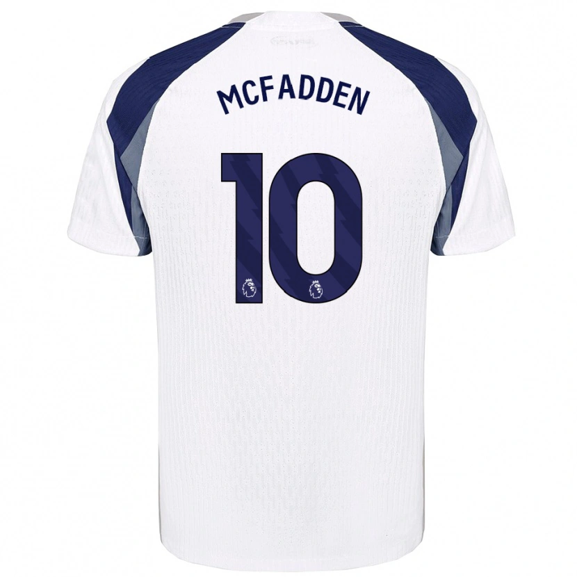 Danxen Kobiety Max Mcfadden #10 Biało-Granatowy Domowa Koszulka 2025/26 Koszulki Klubowe