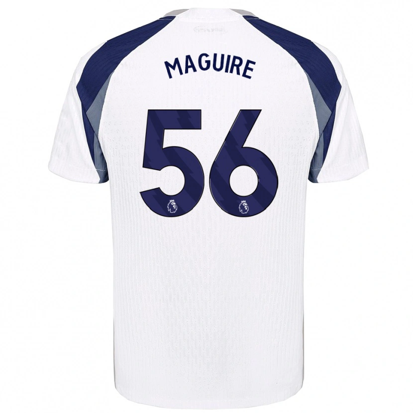 Danxen Kobiety Aaron Maguire #56 Biało-Granatowy Domowa Koszulka 2025/26 Koszulki Klubowe