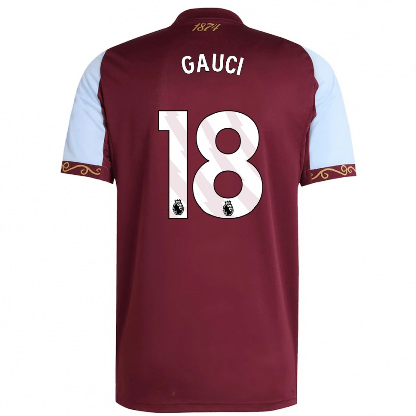 Danxen Kobiety Joe Gauci #18 Burgundowo-Błękitny Domowa Koszulka 2025/26 Koszulki Klubowe
