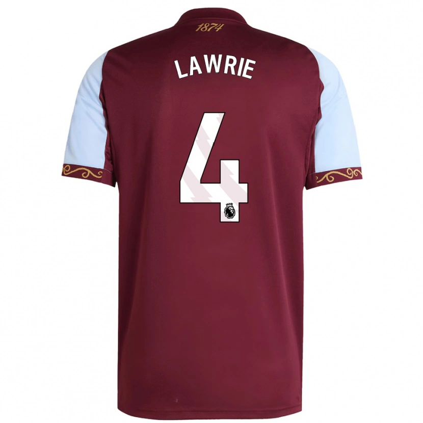 Danxen Kobiety Freddie Lawrie #4 Burgundowo-Błękitny Domowa Koszulka 2025/26 Koszulki Klubowe