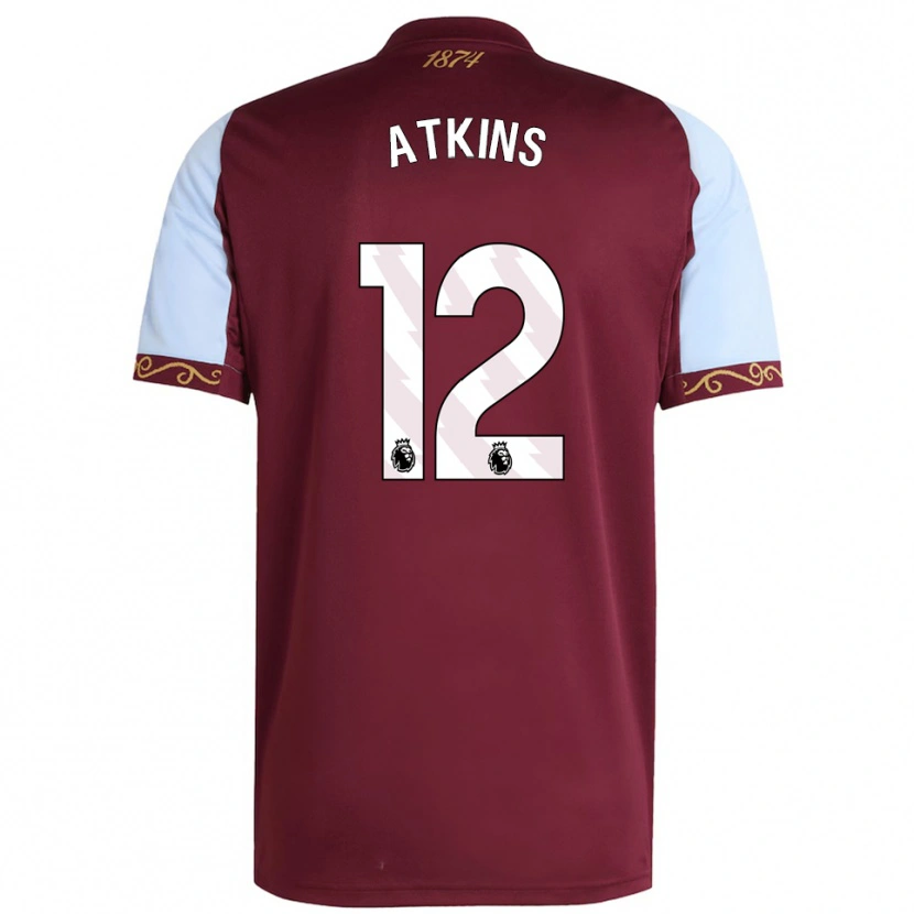 Danxen Kobiety Clay Atkins #12 Burgundowo-Błękitny Domowa Koszulka 2025/26 Koszulki Klubowe
