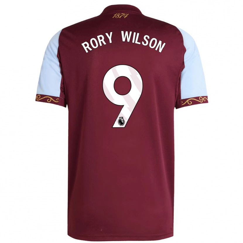 Danxen Kobiety Rory Wilson #9 Burgundowo-Błękitny Domowa Koszulka 2025/26 Koszulki Klubowe
