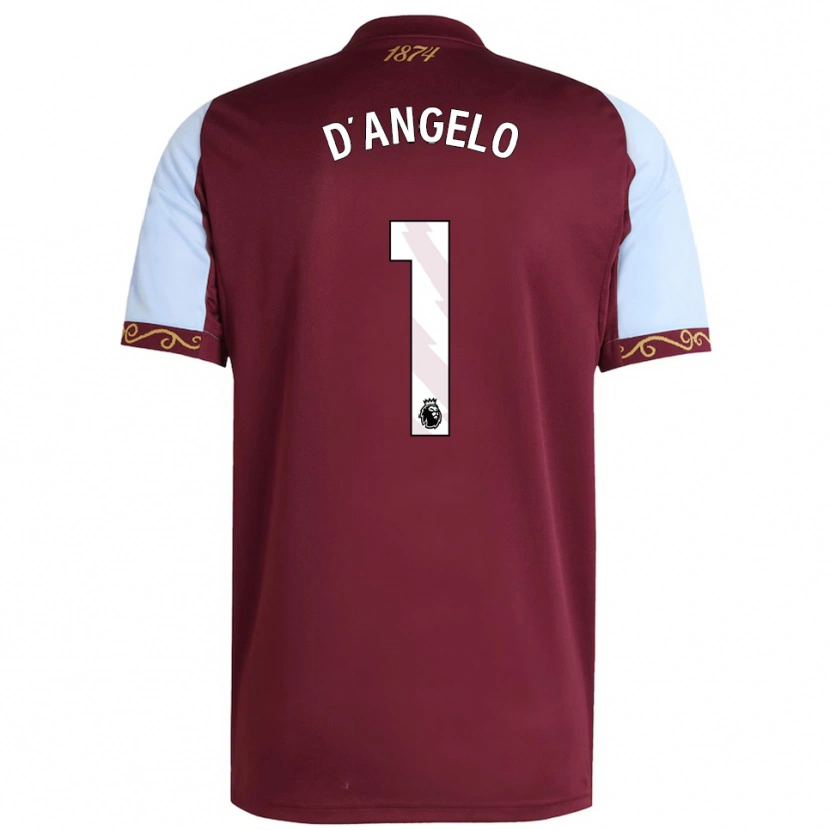 Danxen Kobiety Sabrina D'angelo #1 Burgundowo-Błękitny Domowa Koszulka 2025/26 Koszulki Klubowe