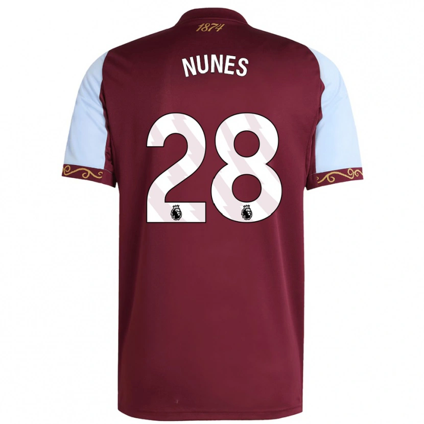 Danxen Kobiety Gabi Nunes #28 Burgundowo-Błękitny Domowa Koszulka 2025/26 Koszulki Klubowe