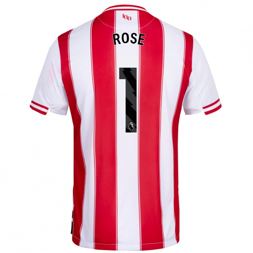 Danxen Kobiety Reggie Rose #1 Czerwono-Biały Domowa Koszulka 2025/26 Koszulki Klubowe