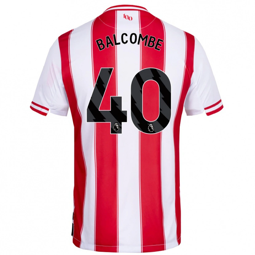 Danxen Kobiety Ellery Balcombe #40 Czerwono-Biały Domowa Koszulka 2025/26 Koszulki Klubowe