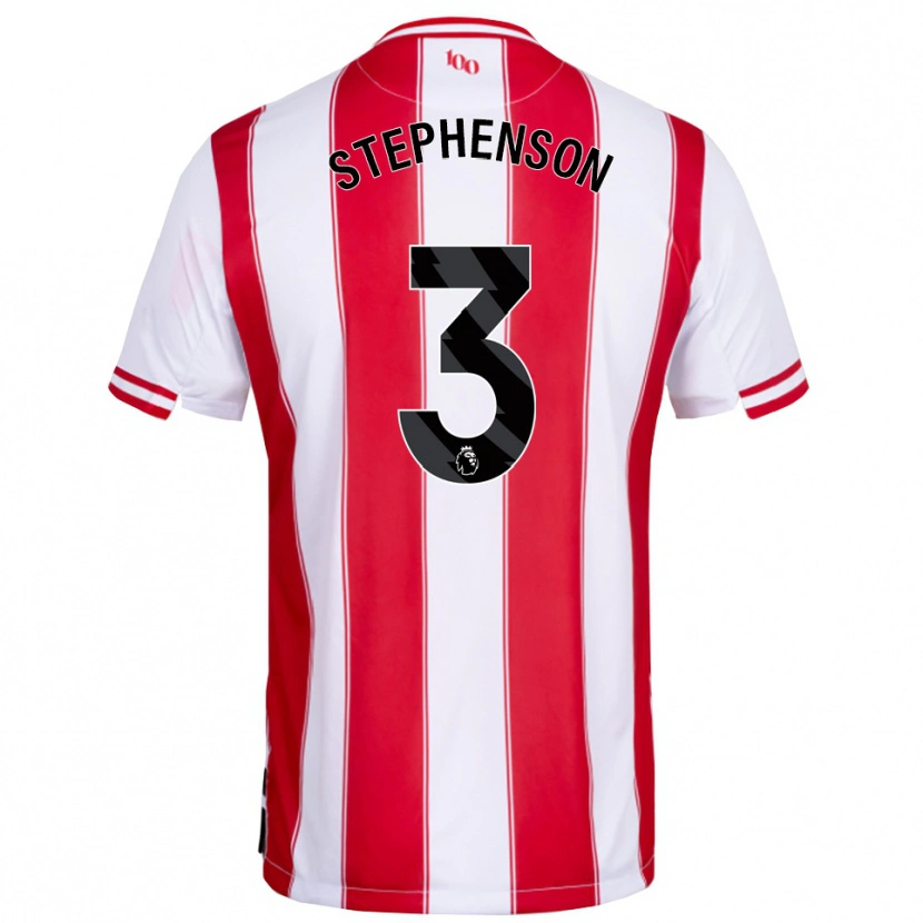Danxen Kobiety Joshua Stephenson #3 Czerwono-Biały Domowa Koszulka 2025/26 Koszulki Klubowe