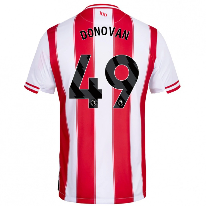 Danxen Kobiety Romelle Donovan #49 Czerwono-Biały Domowa Koszulka 2025/26 Koszulki Klubowe