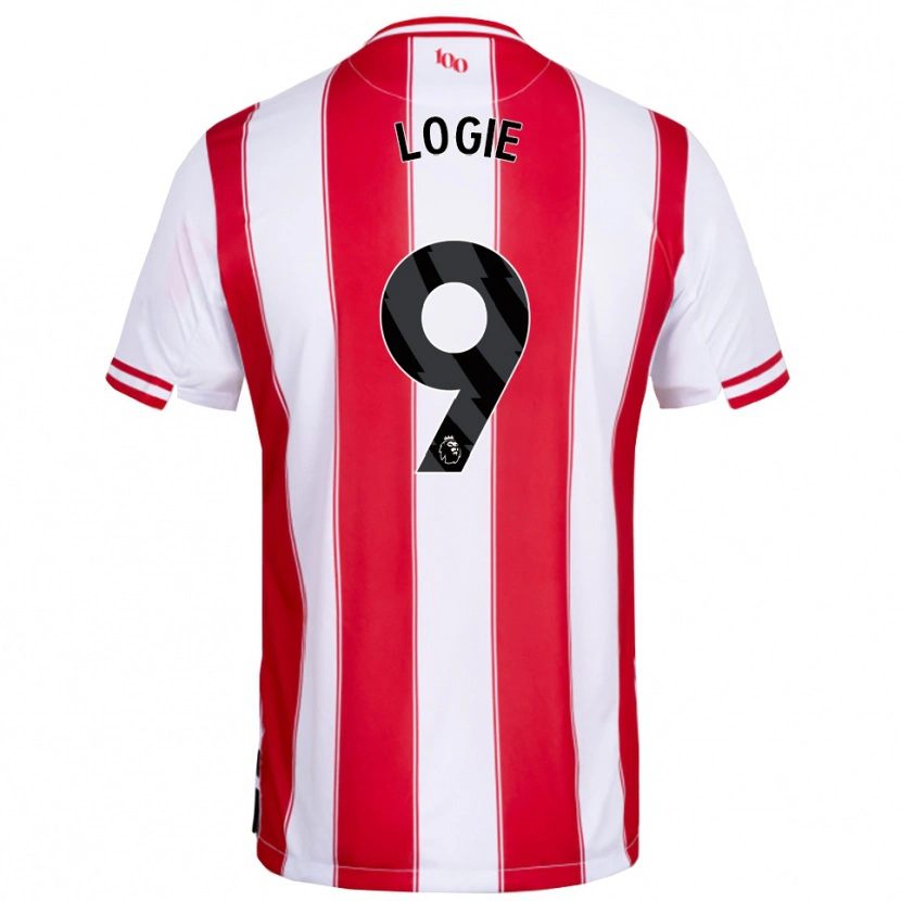 Danxen Kobiety Chloe Logie #9 Czerwono-Biały Domowa Koszulka 2025/26 Koszulki Klubowe
