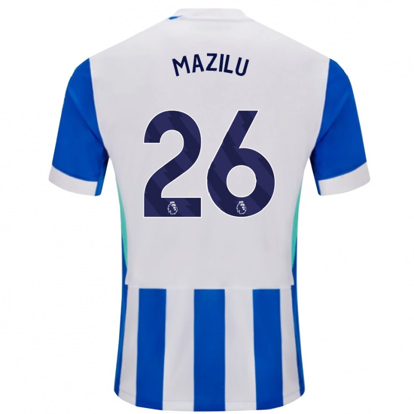 Danxen Kobiety Adrian Mazilu #26 Niebiesko-Biały Domowa Koszulka 2025/26 Koszulki Klubowe
