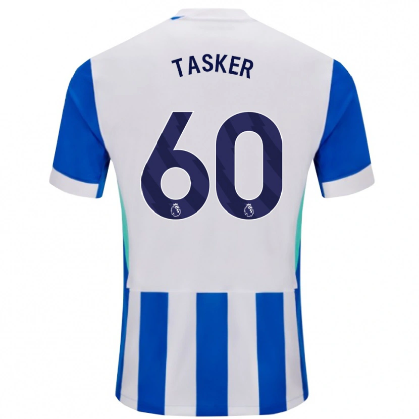 Danxen Kobiety Charlie Tasker #60 Niebiesko-Biały Domowa Koszulka 2025/26 Koszulki Klubowe