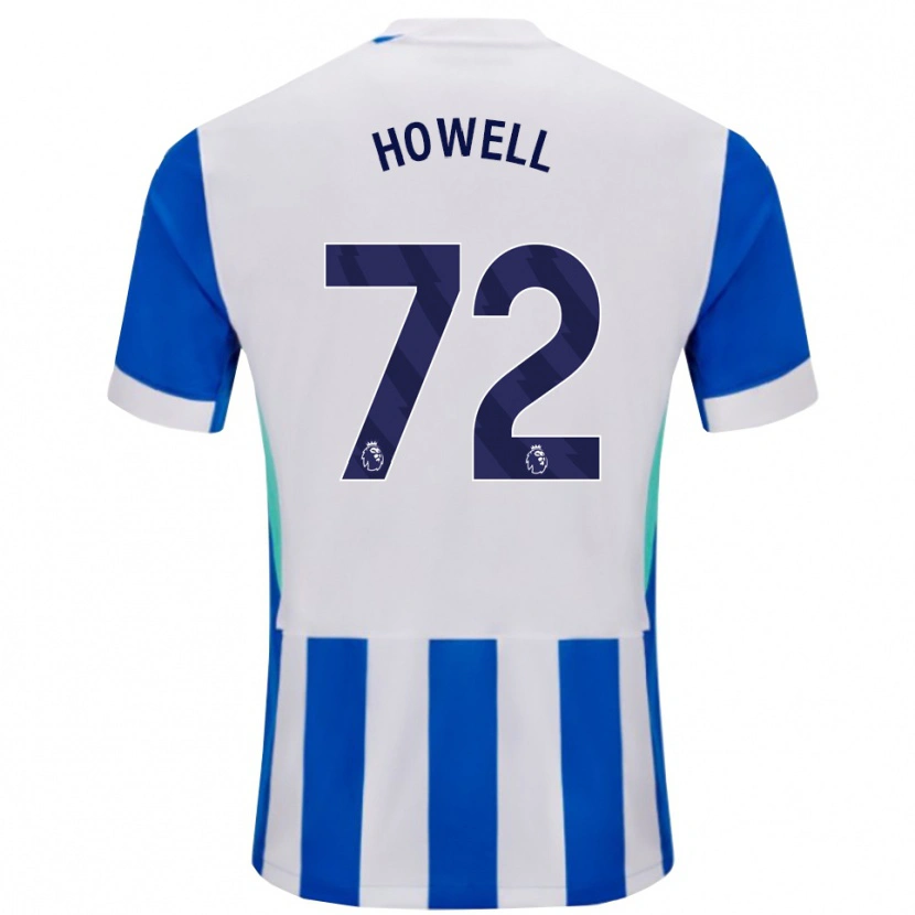 Danxen Kobiety Harry Howell #72 Niebiesko-Biały Domowa Koszulka 2025/26 Koszulki Klubowe