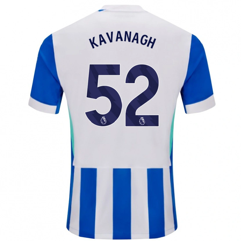 Danxen Kobiety Leigh Kavanagh #52 Niebiesko-Biały Domowa Koszulka 2025/26 Koszulki Klubowe
