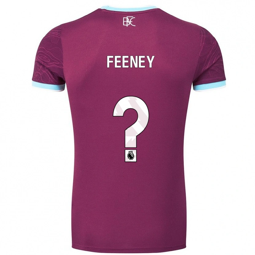Danxen Kobiety Callum Feeney #0 Burgundowo-Błękitny Domowa Koszulka 2025/26 Koszulki Klubowe