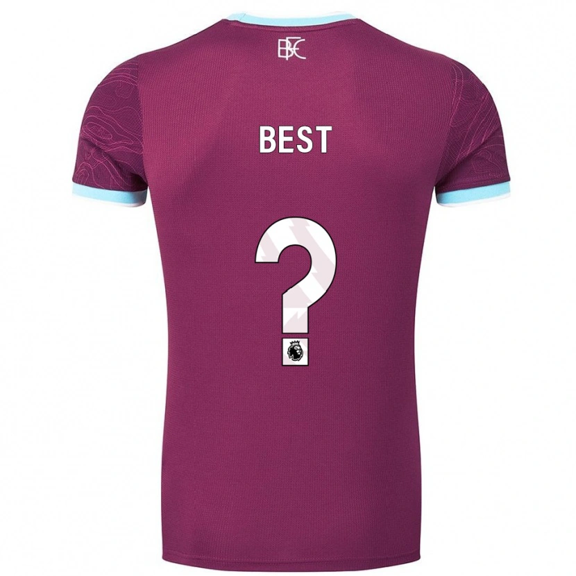 Danxen Kobiety Freddie Best #0 Burgundowo-Błękitny Domowa Koszulka 2025/26 Koszulki Klubowe