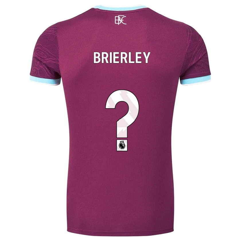 Danxen Kobiety George Brierley #0 Burgundowo-Błękitny Domowa Koszulka 2025/26 Koszulki Klubowe