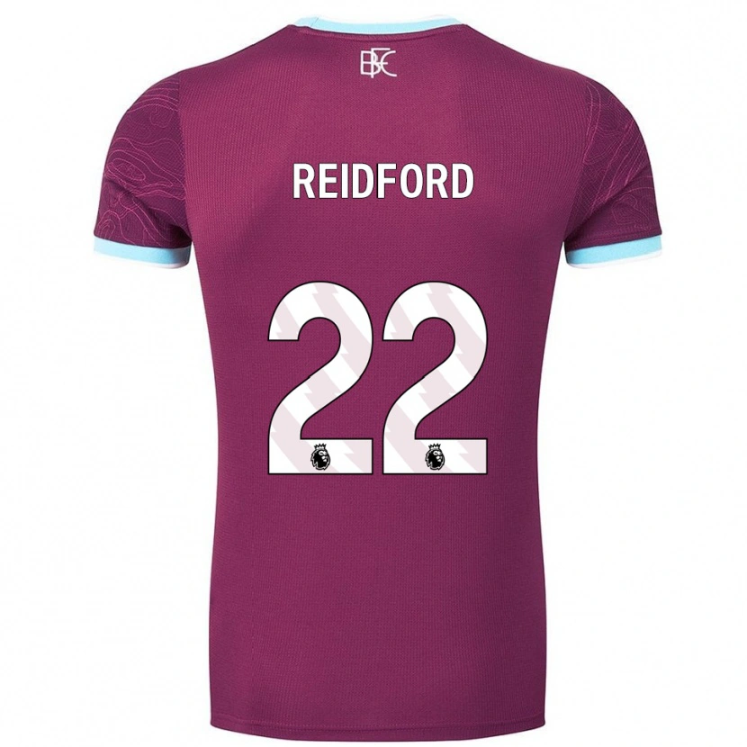 Danxen Kobiety Isabella Reidford #22 Burgundowo-Błękitny Domowa Koszulka 2025/26 Koszulki Klubowe