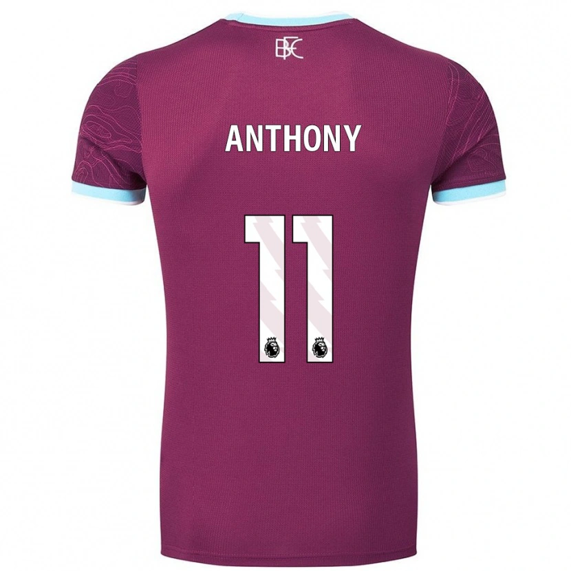 Danxen Kobiety Jaidon Anthony #11 Burgundowo-Błękitny Domowa Koszulka 2025/26 Koszulki Klubowe