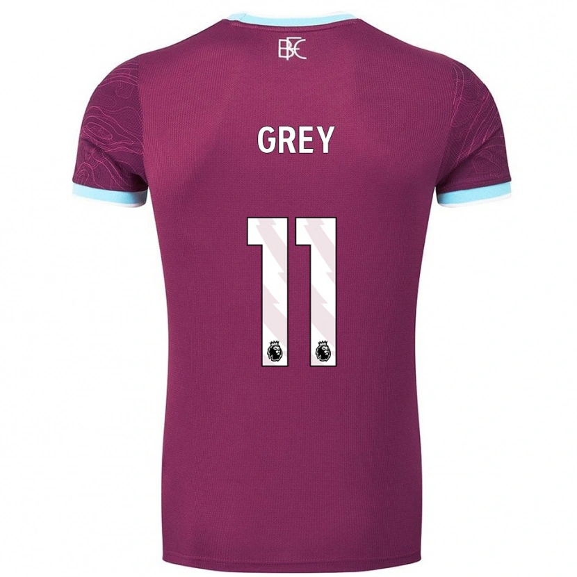 Danxen Kobiety Anna Grey #11 Burgundowo-Błękitny Domowa Koszulka 2025/26 Koszulki Klubowe