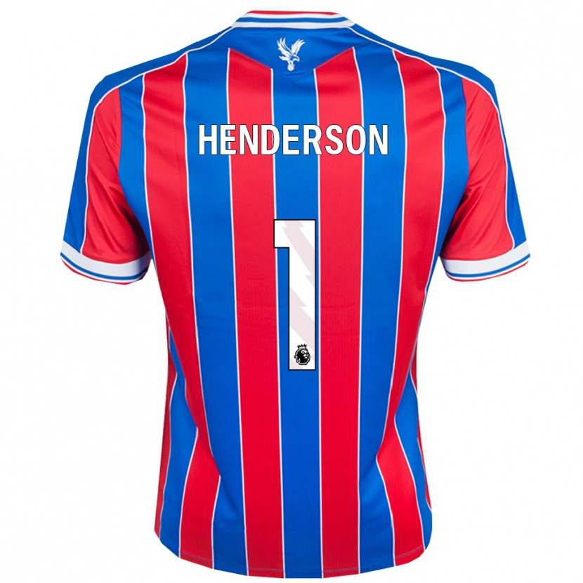 Danxen Kobiety Dean Henderson #1 Niebiesko-Czerwono-Biały Domowa Koszulka 2025/26 Koszulki Klubowe