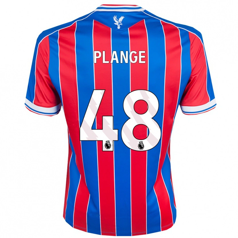 Danxen Kobiety Luke Plange #48 Niebiesko-Czerwono-Biały Domowa Koszulka 2025/26 Koszulki Klubowe