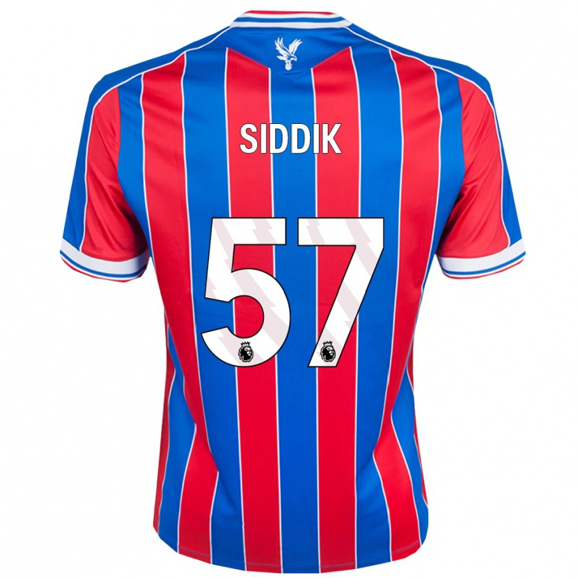 Danxen Kobiety Cardo Siddik #57 Niebiesko-Czerwono-Biały Domowa Koszulka 2025/26 Koszulki Klubowe